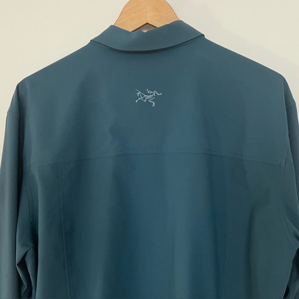 Arc’teryx Skyline Technical Snap Down Shirt Blue … - image 6